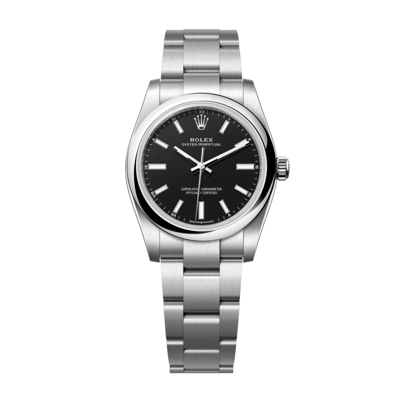 Photo of Oyster Perpetual Steel Black Dial 34mm