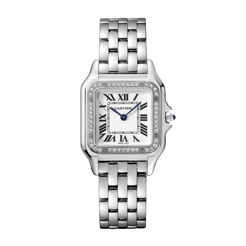 Photo of Panthère de Cartier Steel Diamond White Dial 26mm