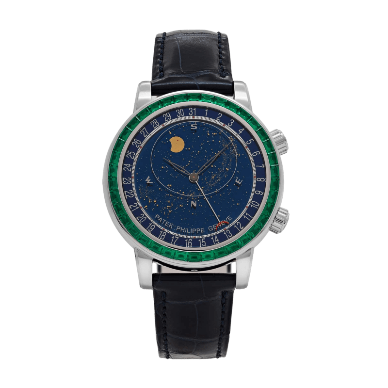 Photo of Celestial Platinum Emerald Blue Dial 44mm