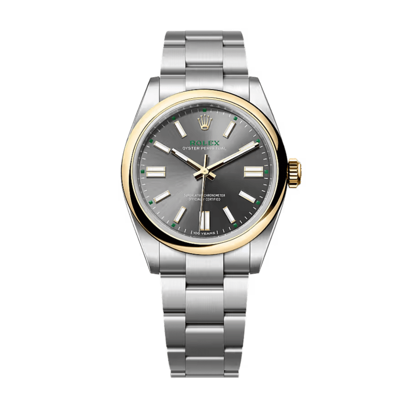 Photo of Oyster Perpetual "100 Years" Yellow Gold & Steel Grey Dial 41mm