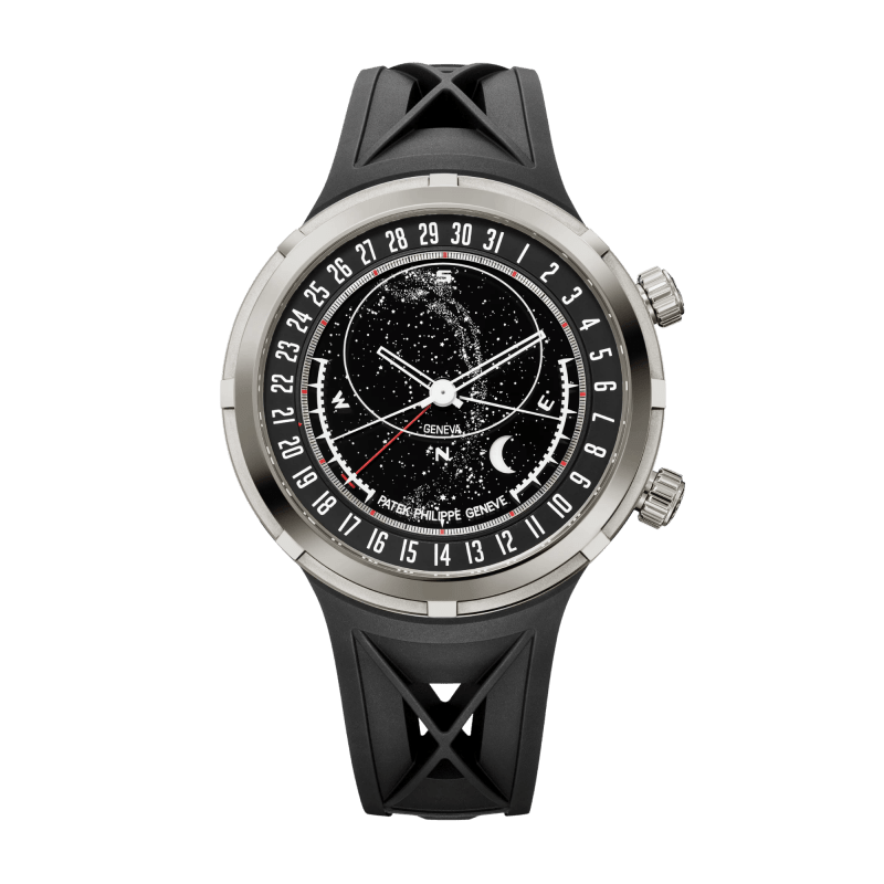 Photo of Celestial Sunrise and Sunset White Gold Black Dial 47mm