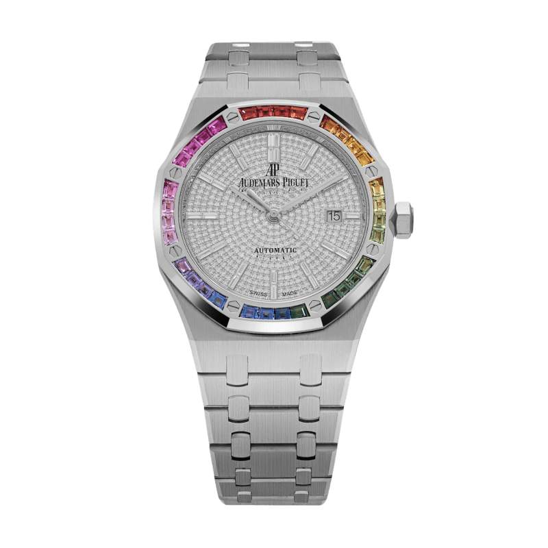 Photo of Royal Oak White Gold Rainbow Pave Dial 41mm Limited Edition to 10 Pcs