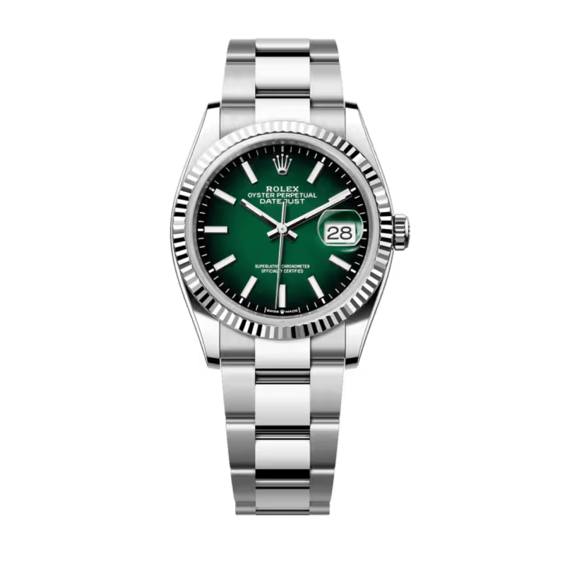 Photo of Datejust Steel Green Ombré Dial 36mm