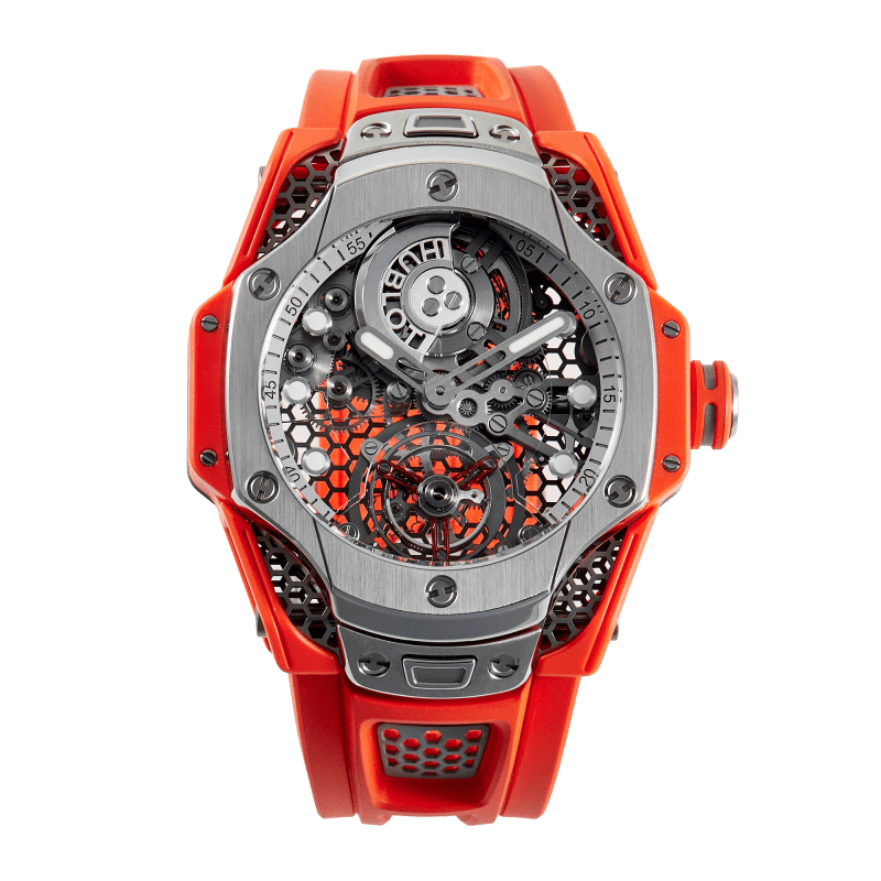 Photo of Big Bang Tourbillon "Samuel Ross" Titanium Skeleton Dial 44mm