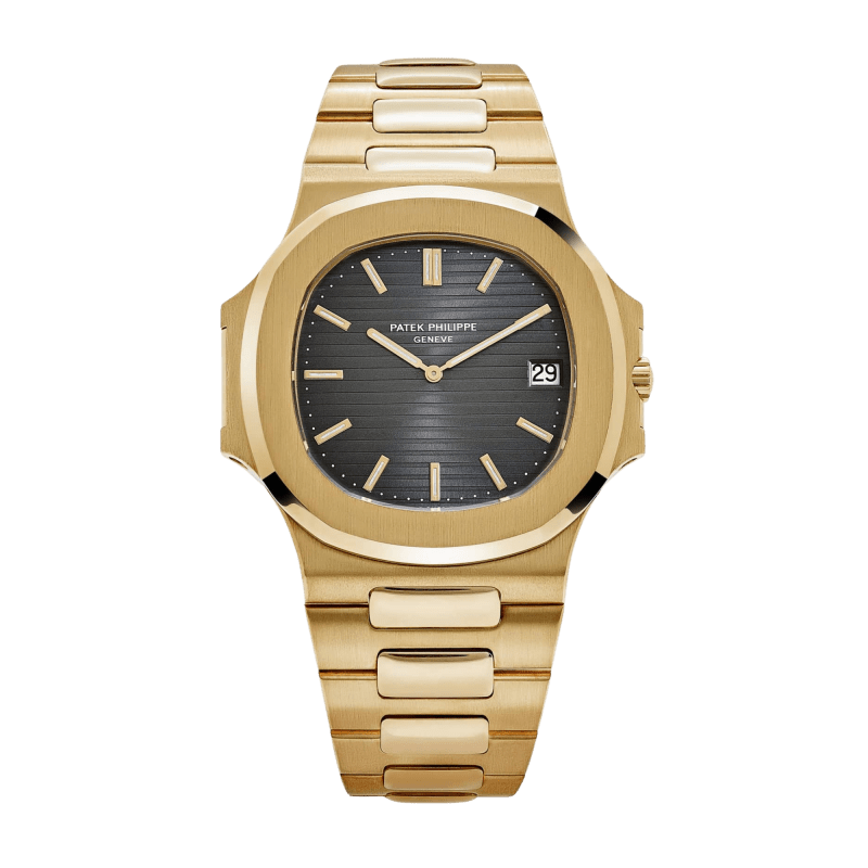 Photo of Vintage Nautilus Yellow Gold Black Dial 40mm