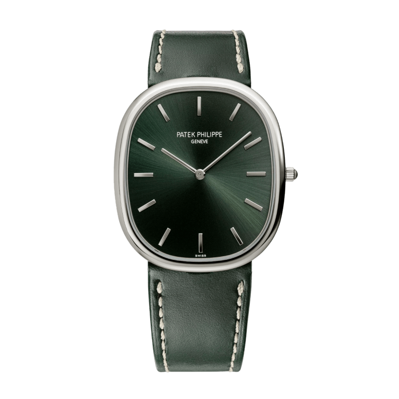 Photo of Golden Ellipse White Gold Olive Dial 34mm
