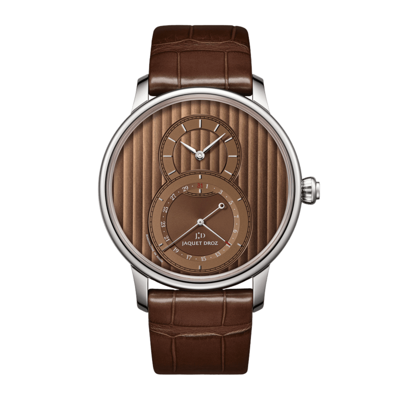Photo of Grande Seconde Quantieme Steel Brown Dial 43mm