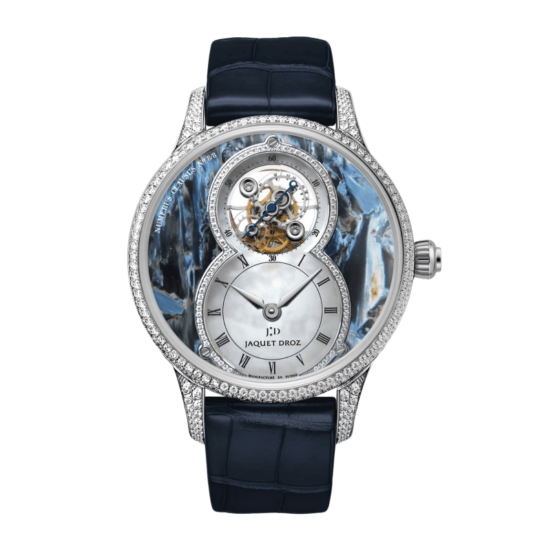 Photo of Grande Seconde Tourbillon White Gold Diamond Blue Pietersite Dial 39mm