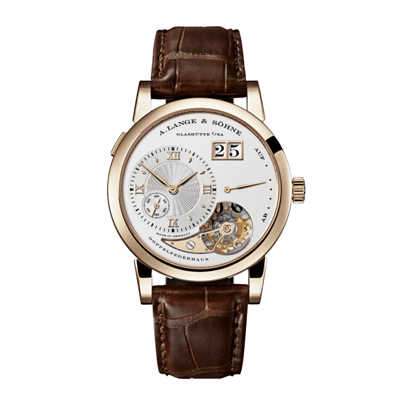 Photo of Lange 1 Tourbillon “Homage to F. A. Lange” Honeygold Argenté Dial 38mm
