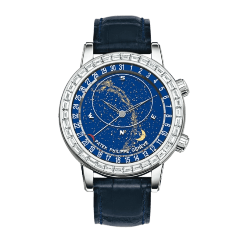 Photo of Celestial White Gold Diamond Blue Dial 44mm