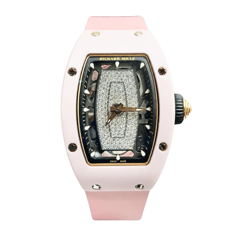 Photo of RM07-01 Pink Ceramic Pave