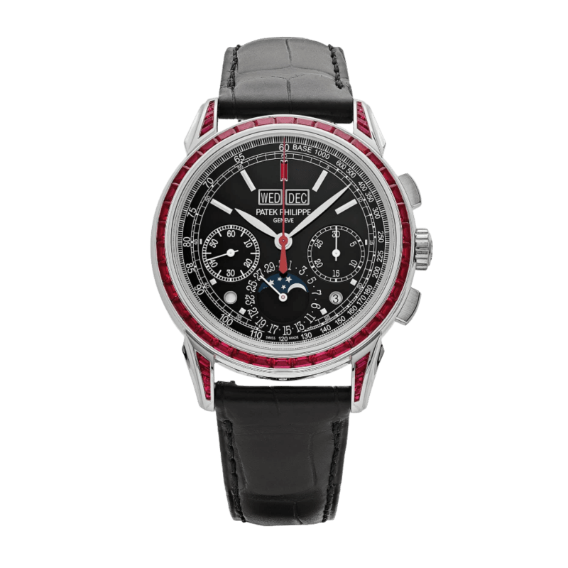 Photo of Perpetual Calendar Chronograph Platinum Ruby Black Dial 41mm