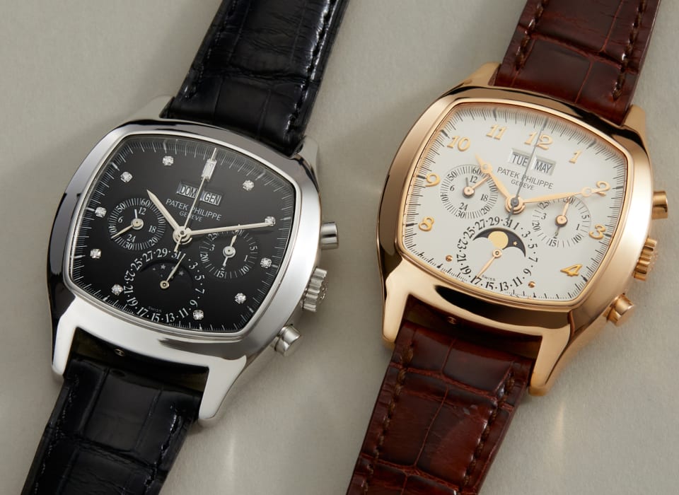 Two Rare Patek Philippe Perpetual Calendar Chronographs article image