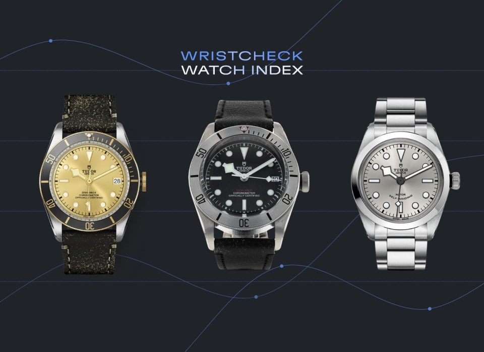 Tudor and Omega Lead As Top Gainers On Wristcheck Watch Index In June article image
