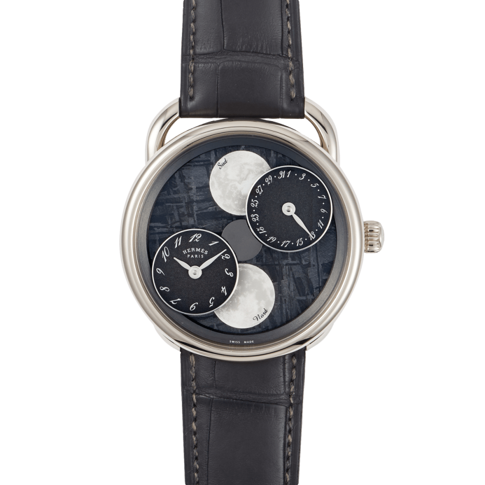 Photo of Arceau L'Heure De La Lune White Gold Meteorite Dial