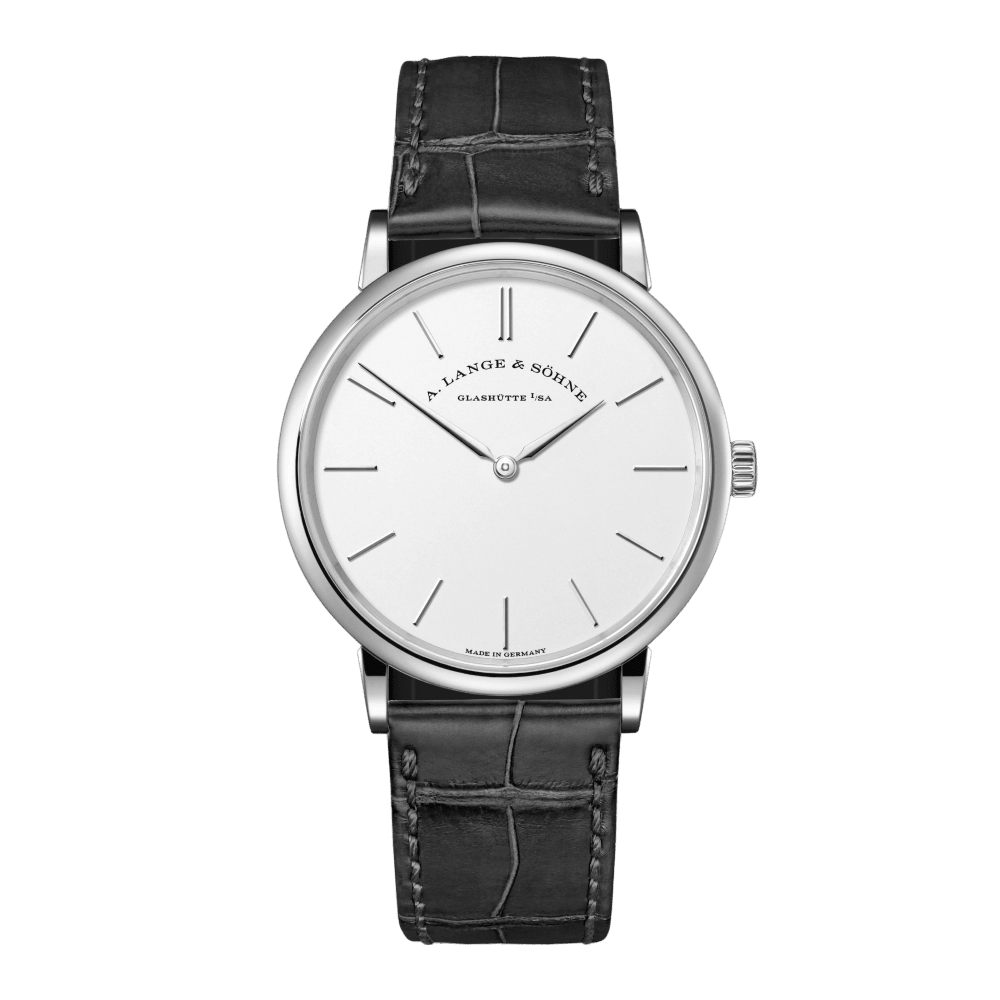 Photo of Saxonia Thin 37 White Gold Silver Dial