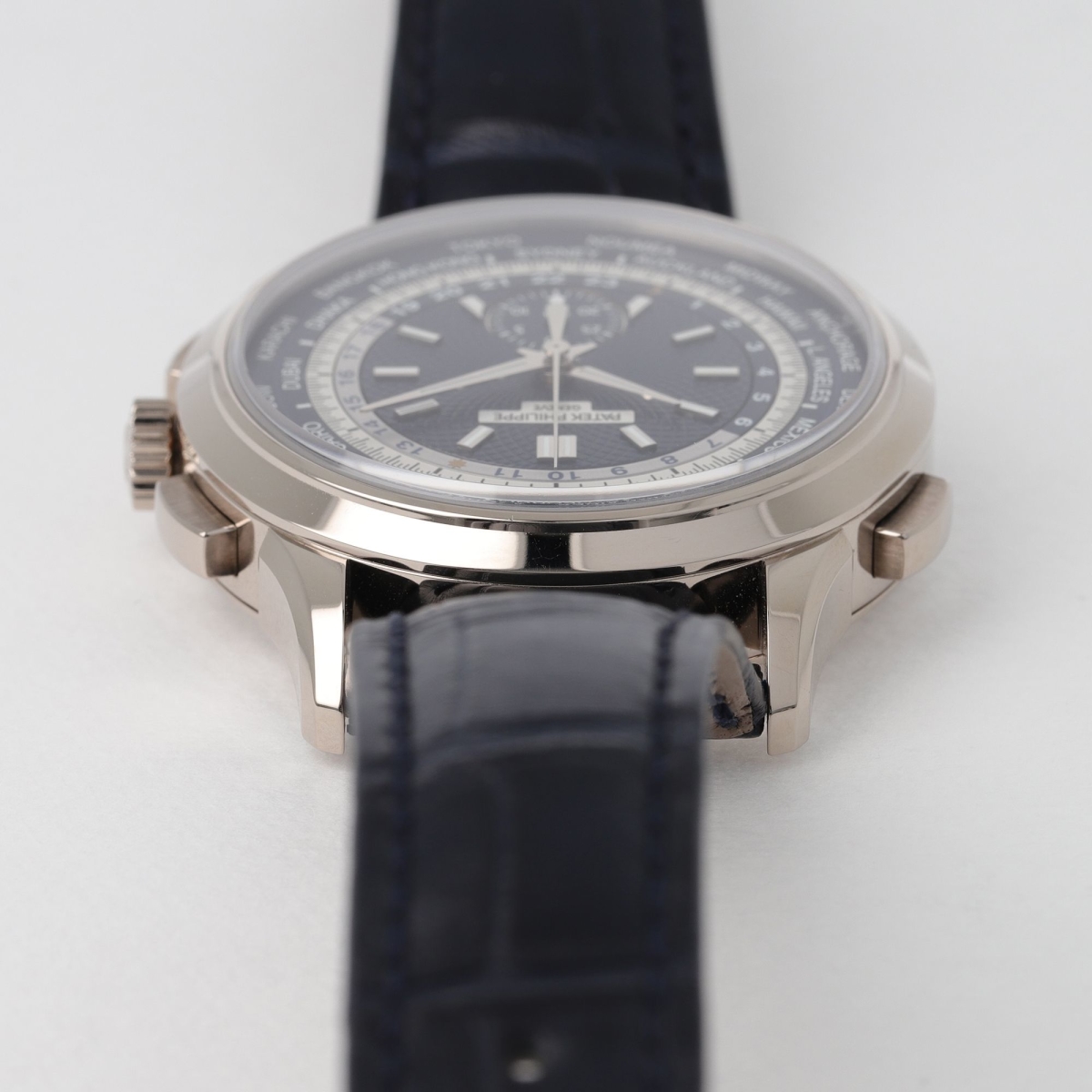  Complications World Time Chronograph White Gold Blue Dial "Hong Kong"