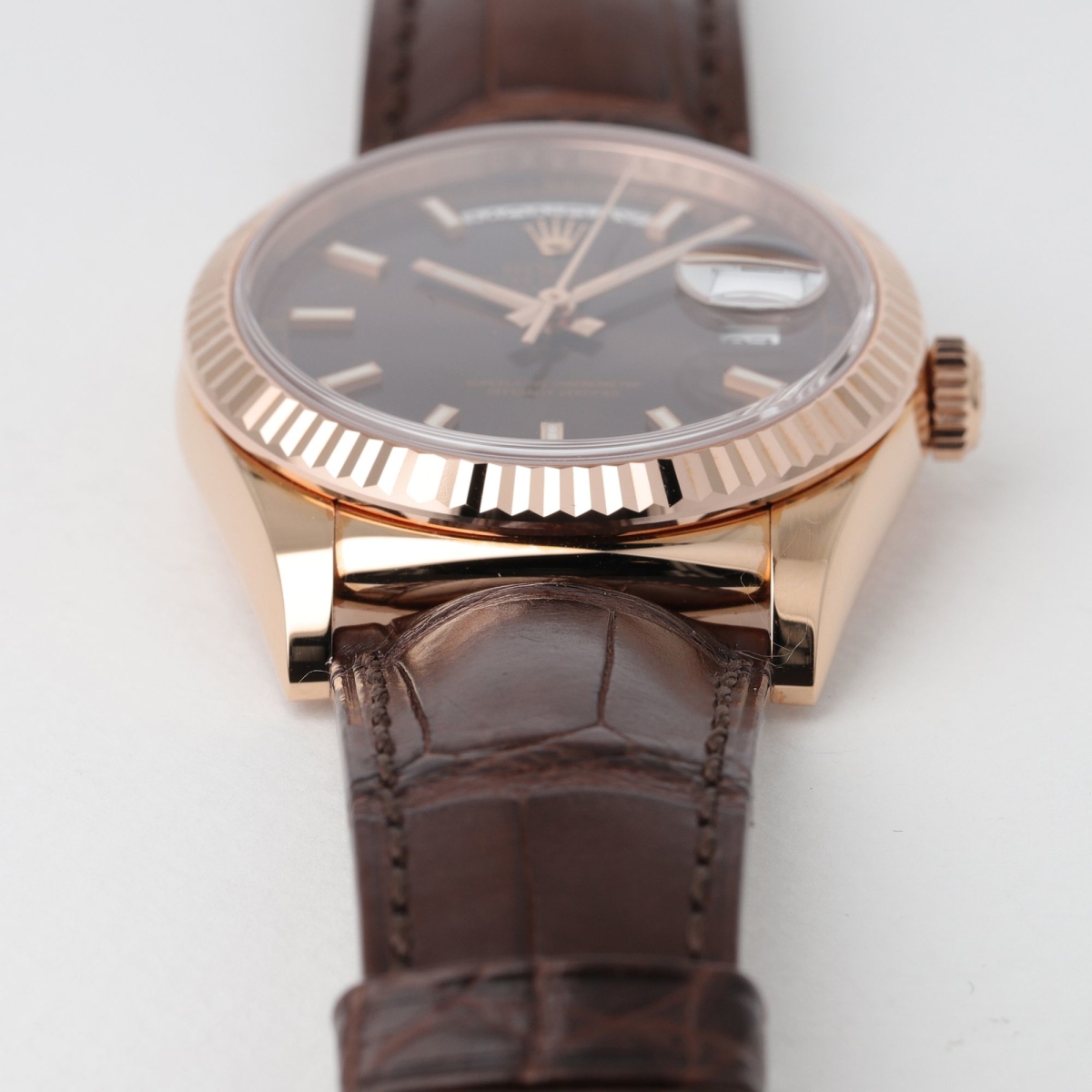 Day-Date 36 Rose Gold Chocolate Dial