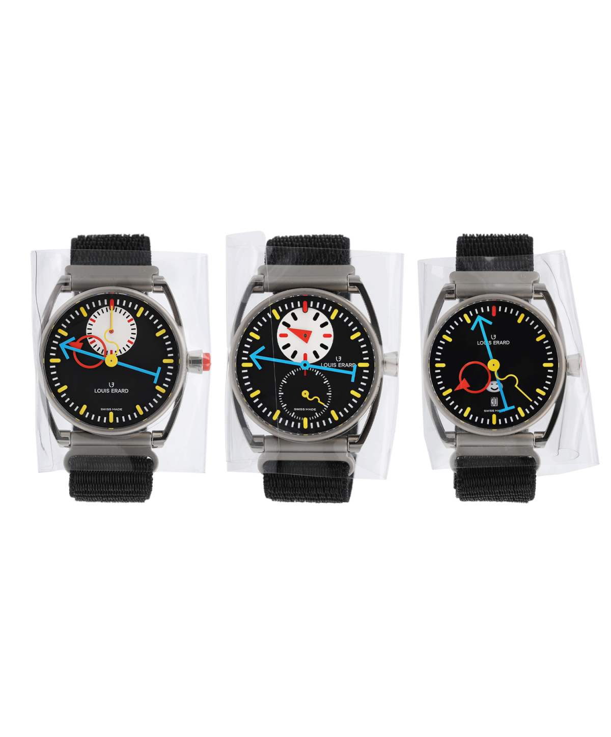 Le Triptyque Louis Erard x Alain Silberstein - 3 Watch Set