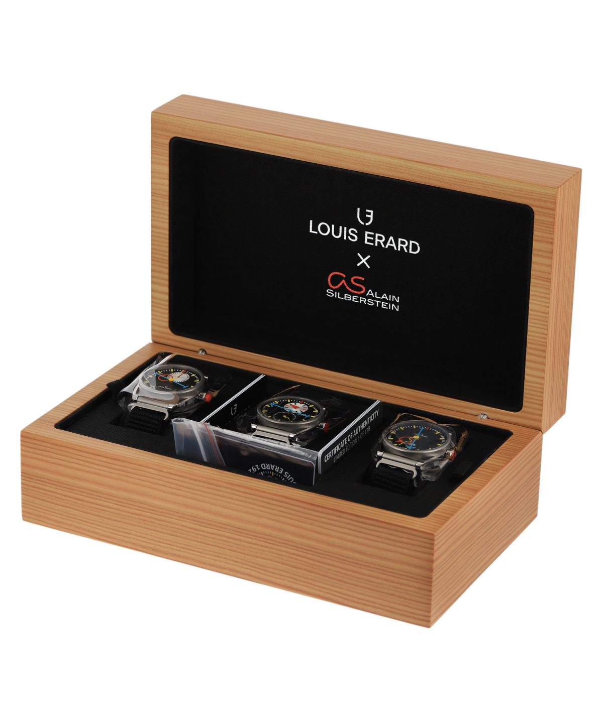 Le Triptyque Louis Erard x Alain Silberstein - 3 Watch Set