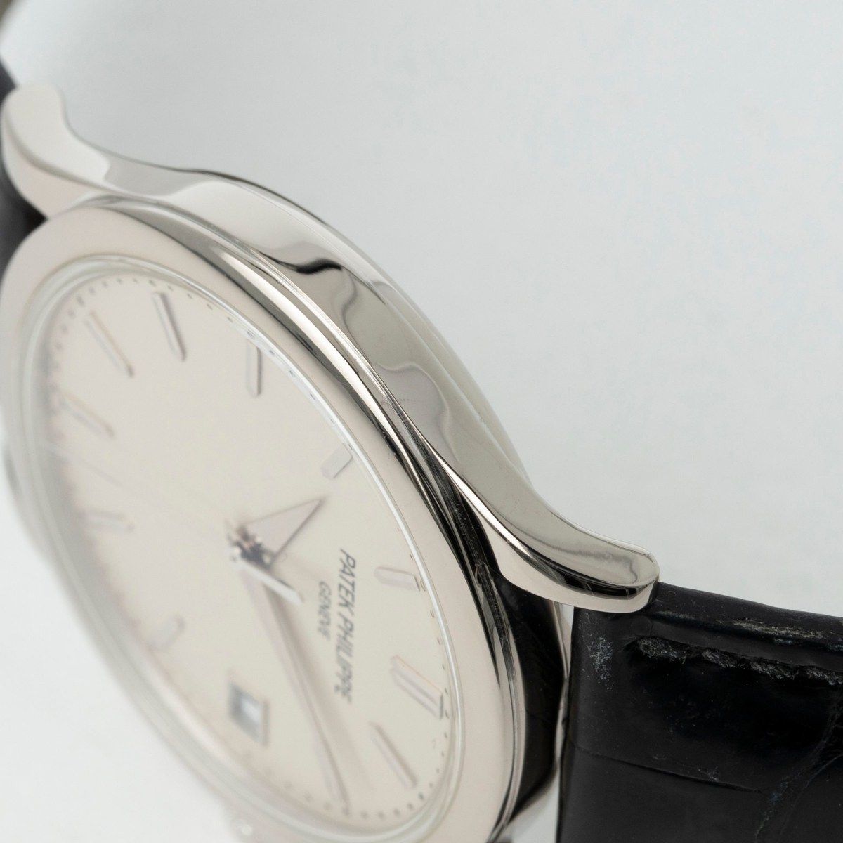 Calatrava 38 White Gold Silver Dial