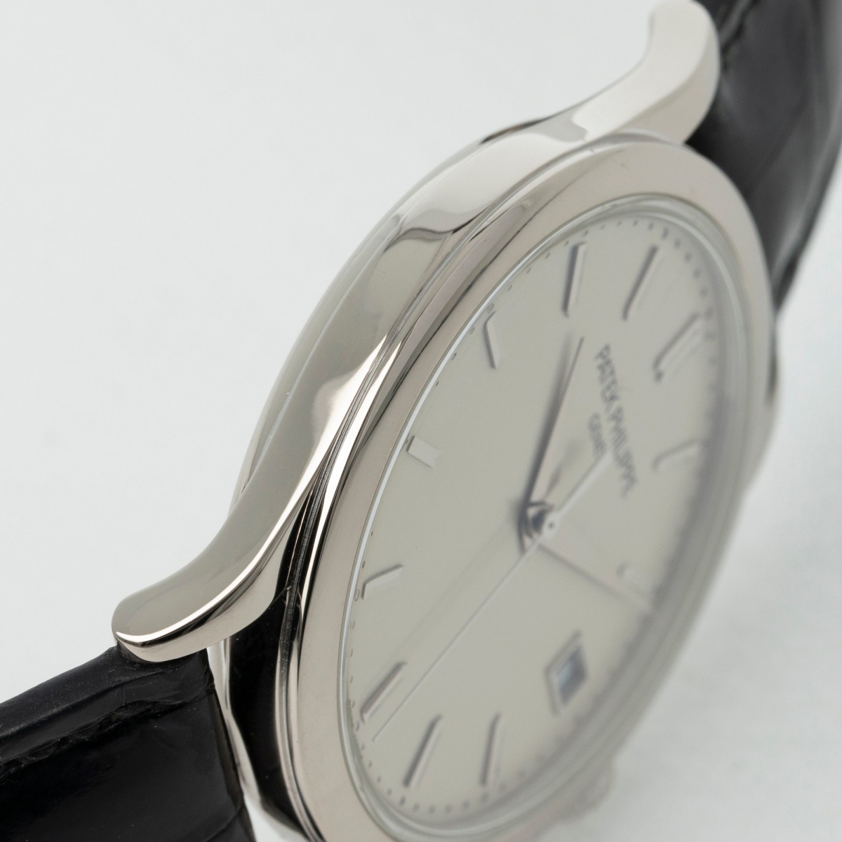 Calatrava 38 White Gold Silver Dial