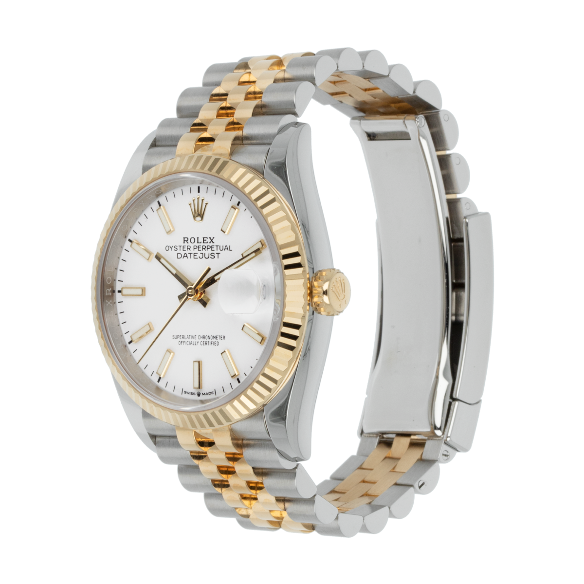 Datejust Two-toned White Dial