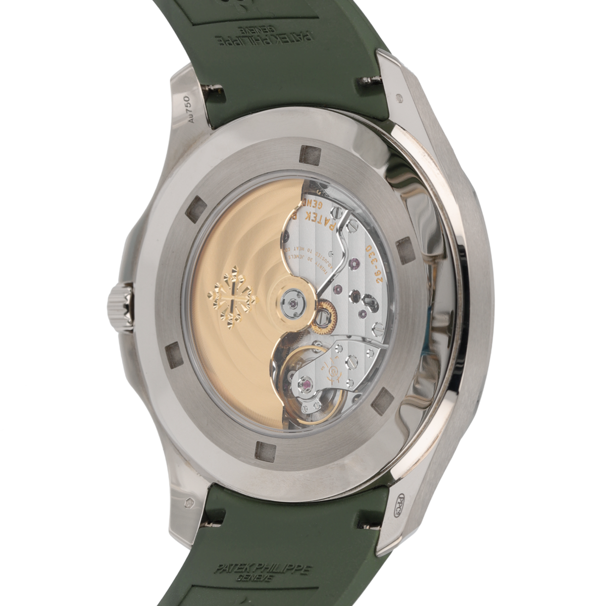 Aquanaut White Gold Green dial