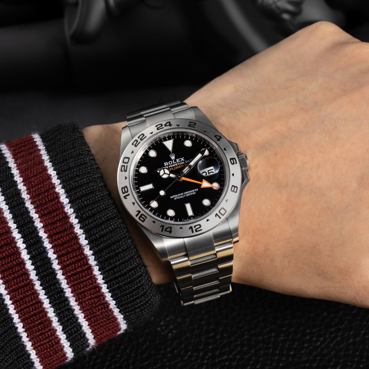 Explorer II Stainless Steel Black Dial