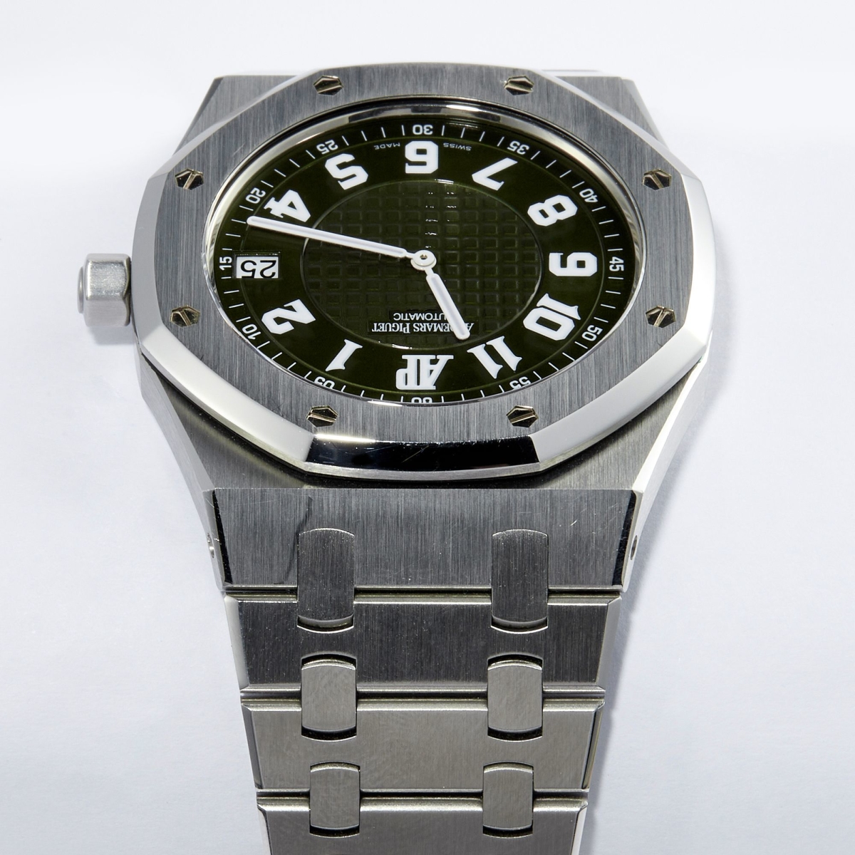 Royal Oak 39 "Jumbo" Italia Stainless Steel Green Dial