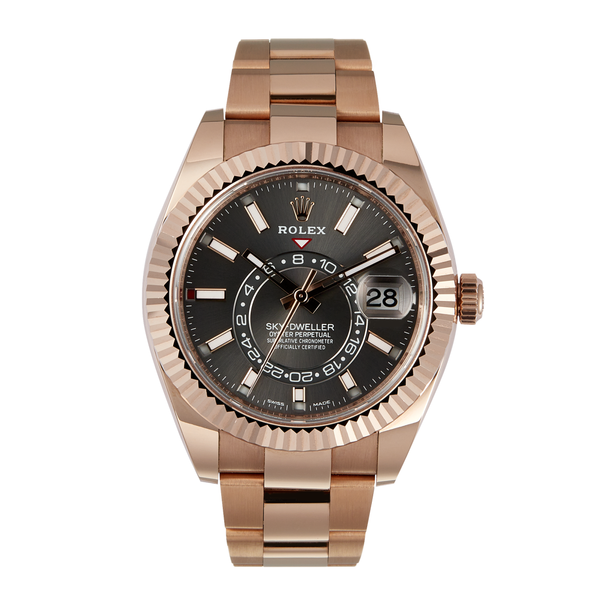 Sky-Dweller Everose Gold Dark Rhodium Dial