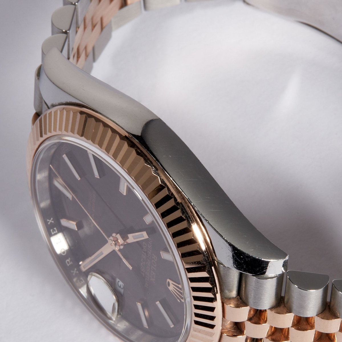 Datejust 41 Rose Gold & Stainless Steel Jubilee Brown Dial