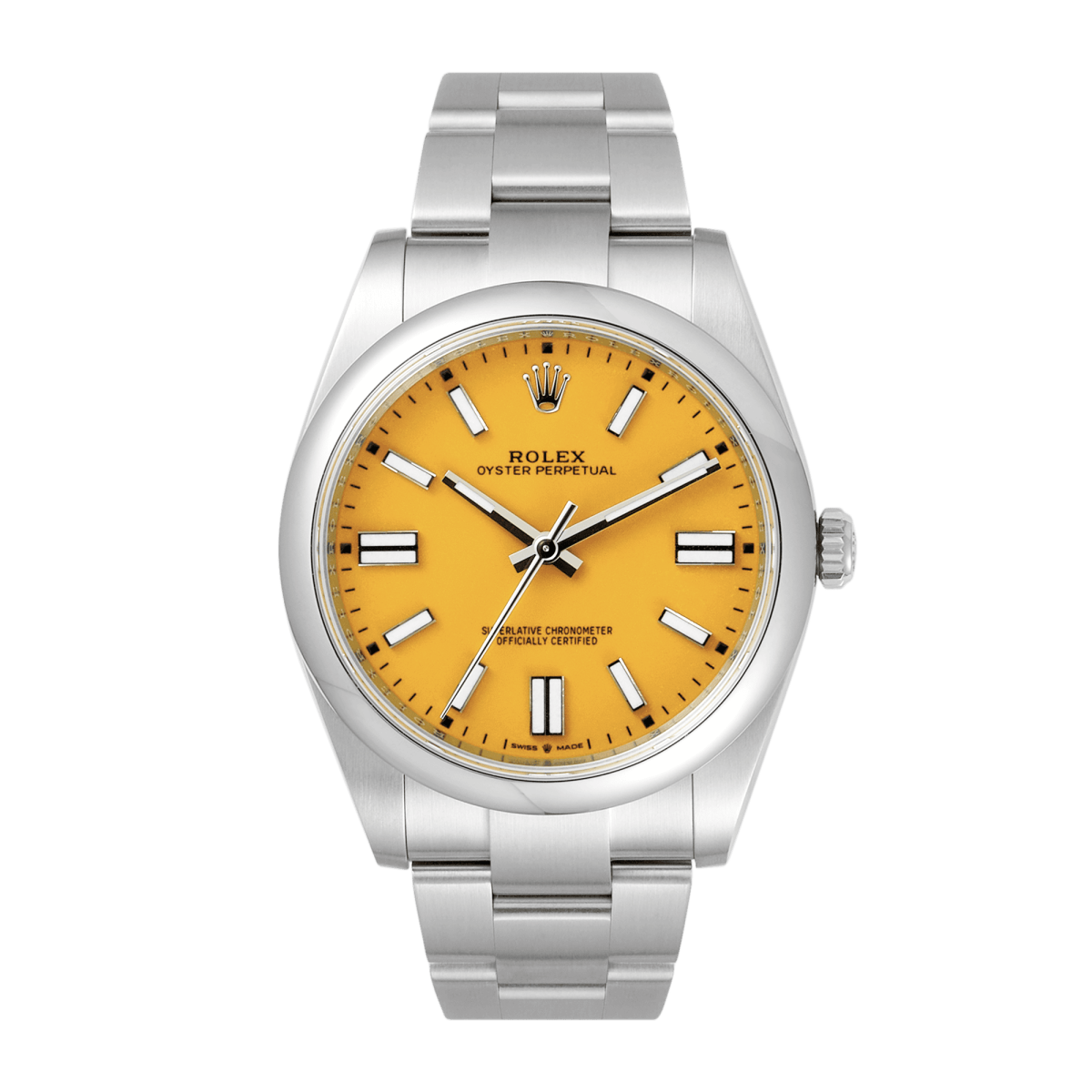 Oyster Perpetual 41 Stainless Steel Yellow Dial