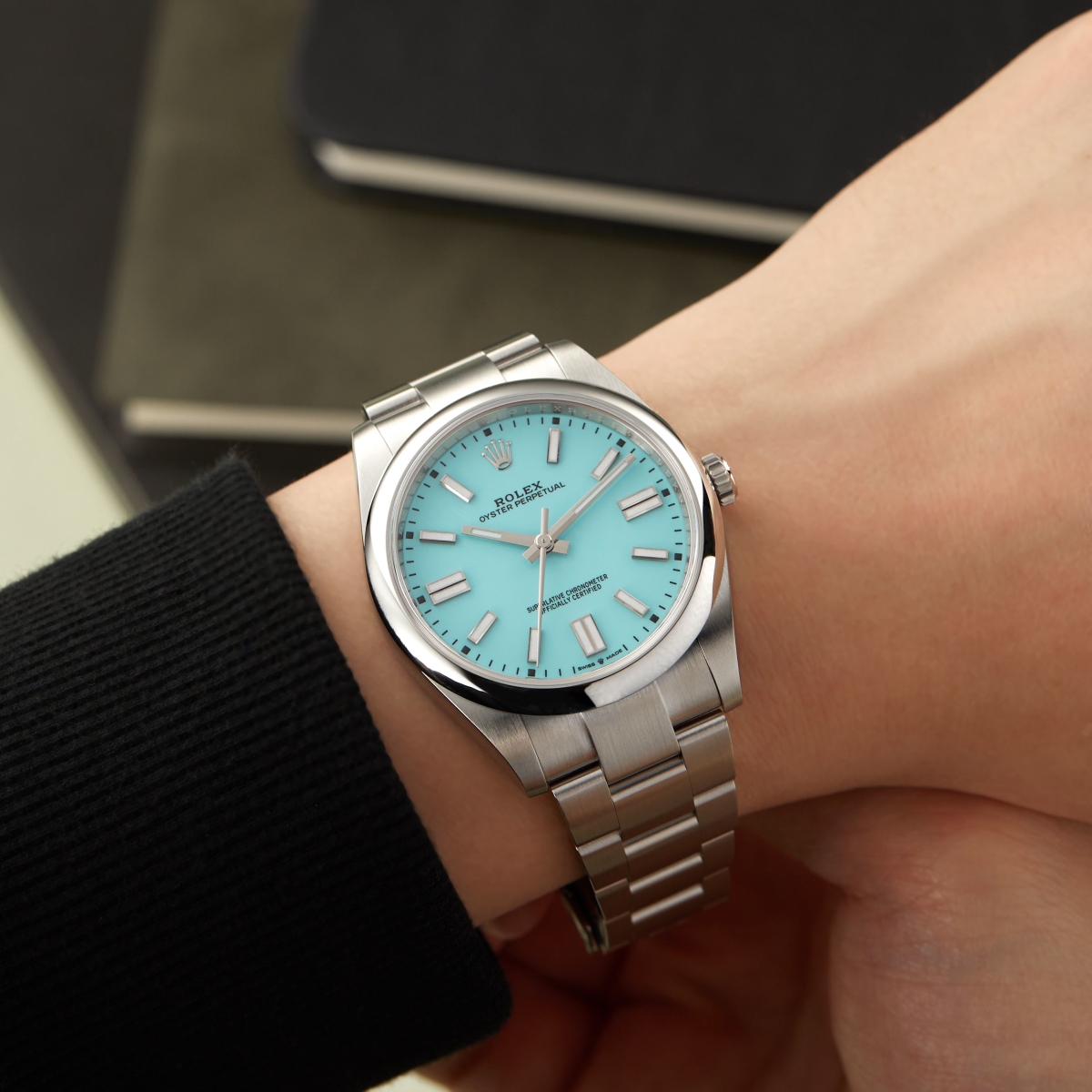 Oyster Perpetual 41 Stainless Steel Turquoise Dial