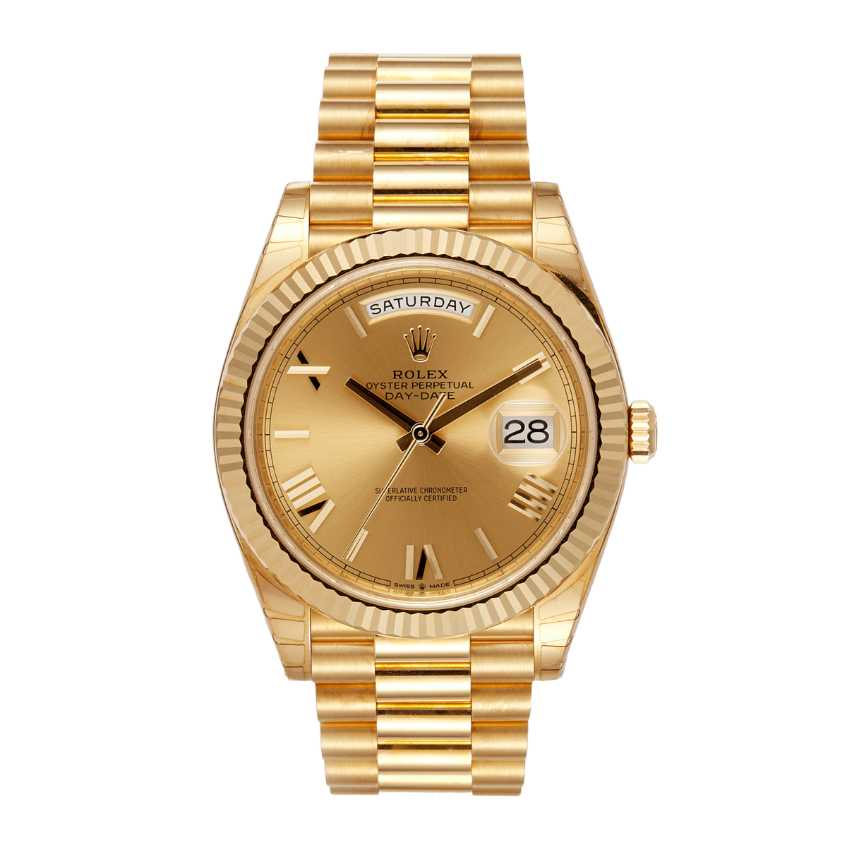 Day-Date 40 Yellow Gold Champagne Dial