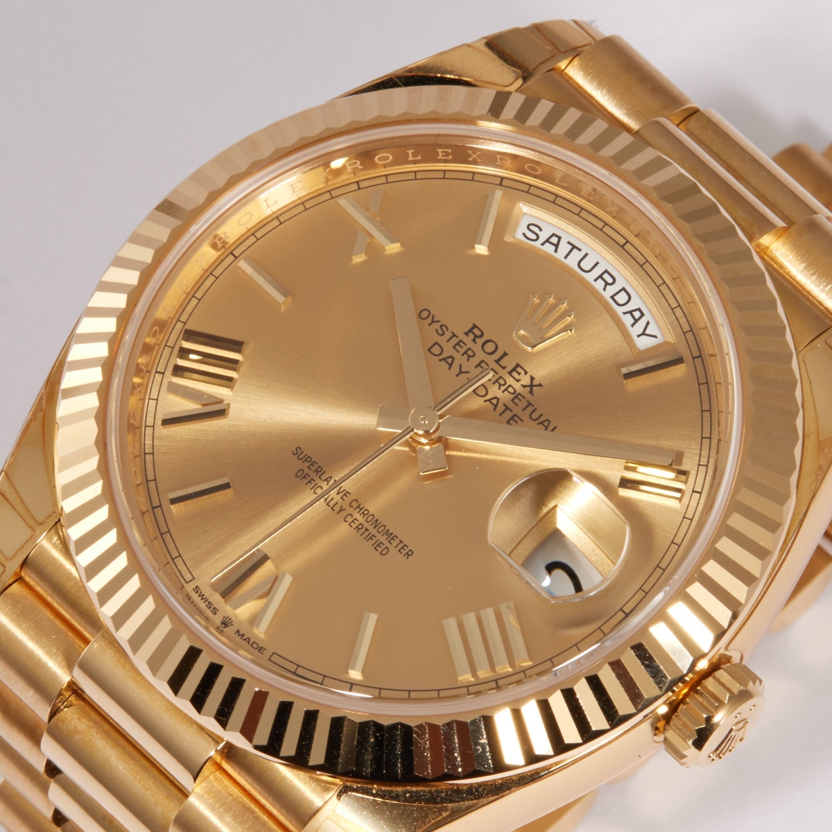 Day-Date 40 Yellow Gold Champagne Dial