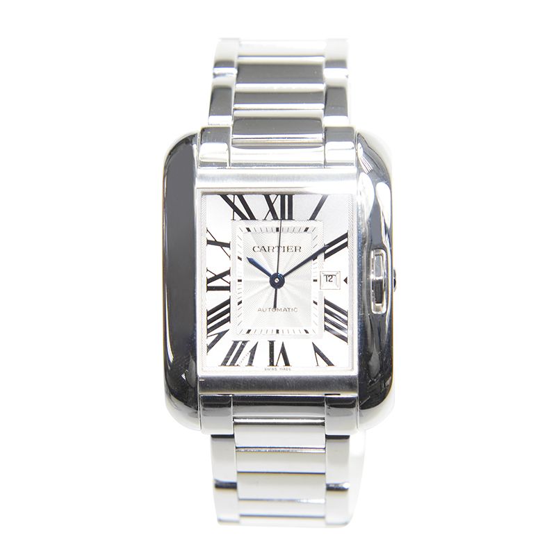 Tank Anglaise White Gold Silver Dial