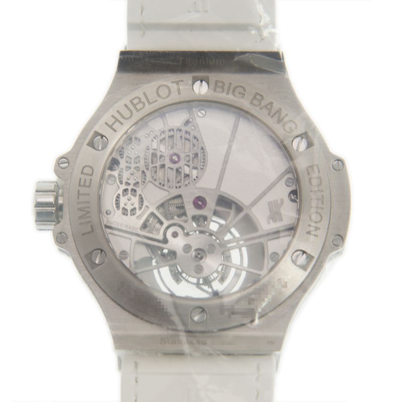 Big Bang Tourbillon Stainless Steel Diamond White Dial