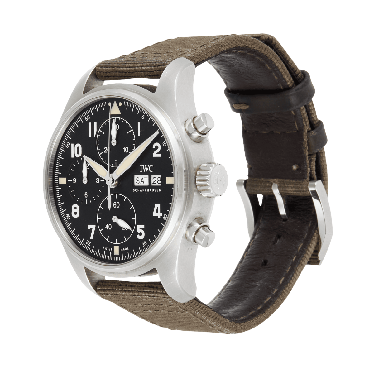 Pilot's Watch Chronograph Spitfire 41 Stainless Steel Black Dial