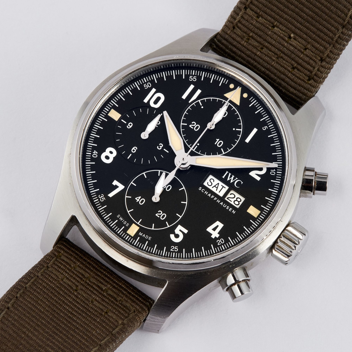 Pilot's Watch Chronograph Spitfire 41 Stainless Steel Black Dial