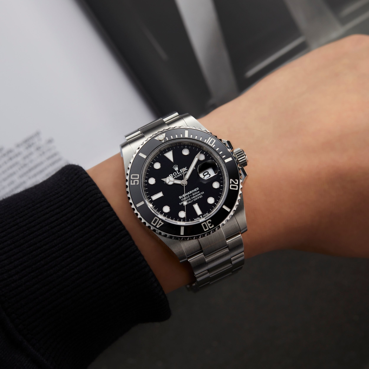 Submariner Date Stainless Steel Black Dial