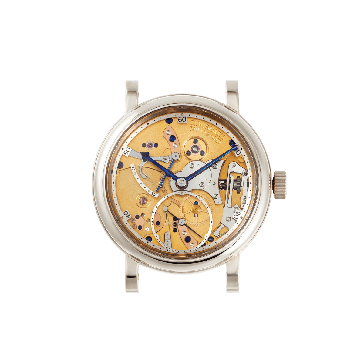 Roger W. Smith's First Series 2 Open Dial Watch Housed In A Prototype 40mm White Gold Case