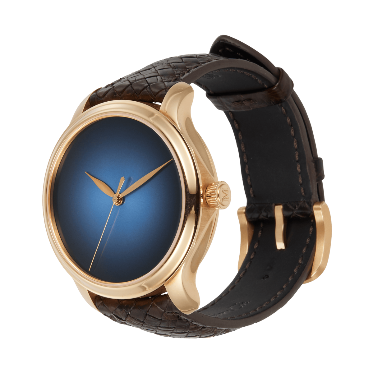 Endeavour Centre Seconds Rose Gold Funky Blue Dial