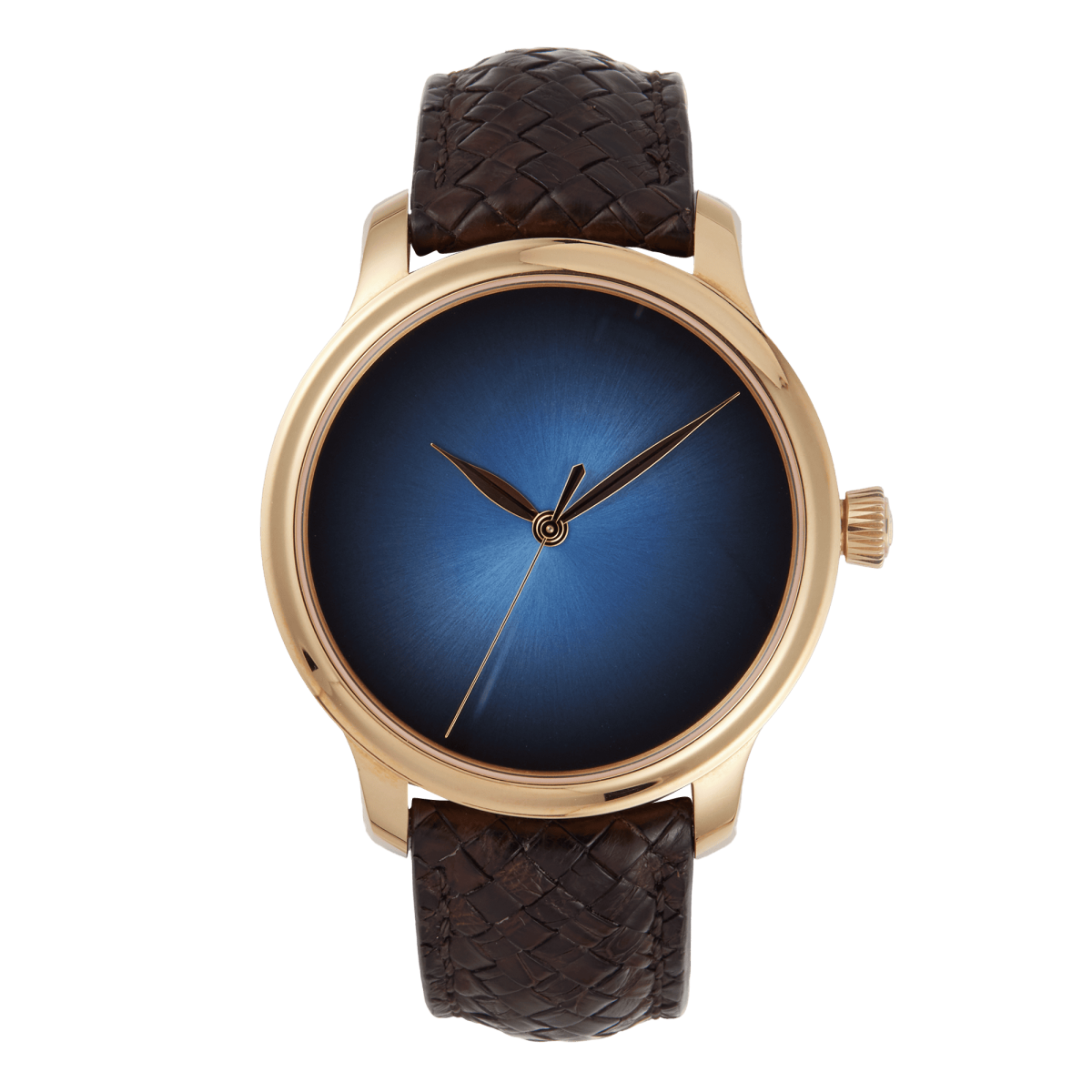 Endeavour Centre Seconds Rose Gold Funky Blue Dial