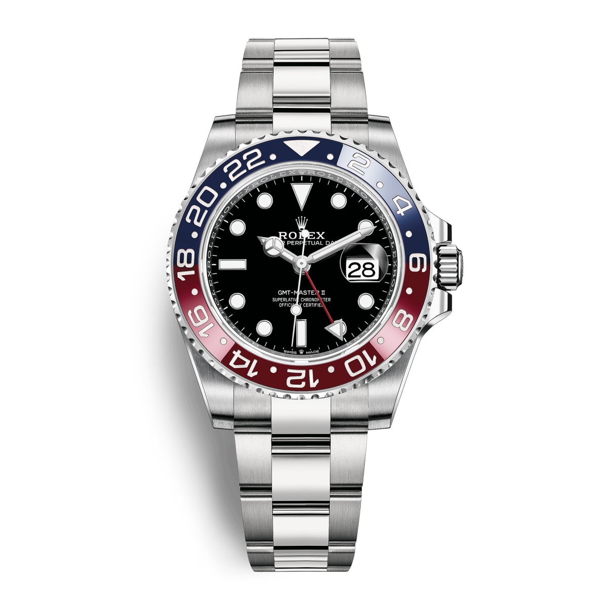 GMT-Master II Stainless Steel Black Dial "Pepsi"