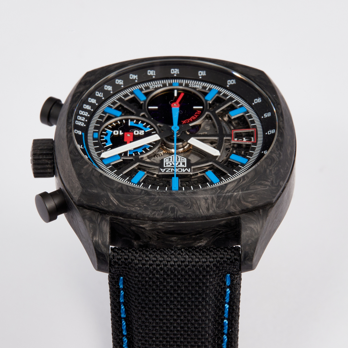 Monza Flyback Chronometer Carbon Skeleton Dial