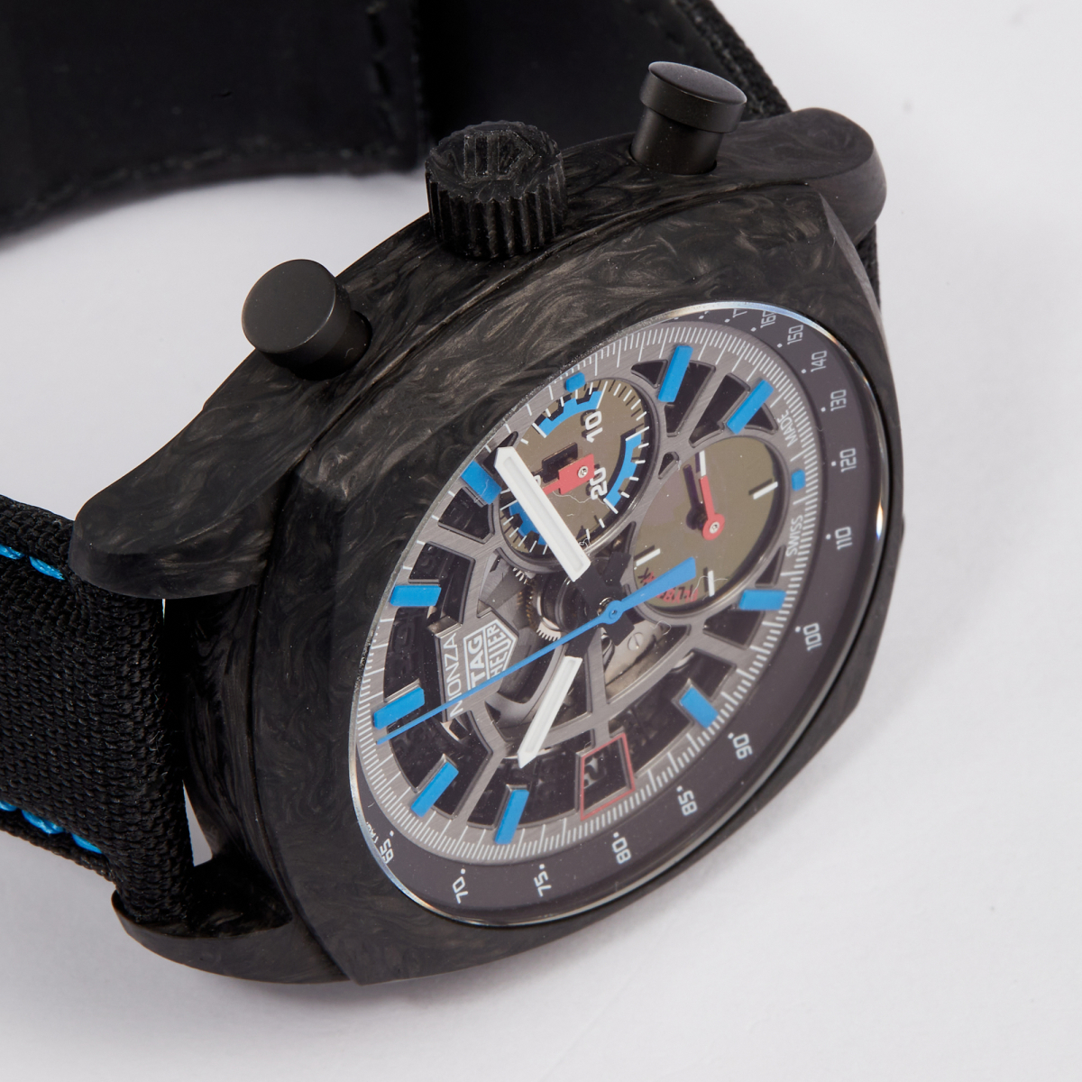 Monza Flyback Chronometer Carbon Skeleton Dial