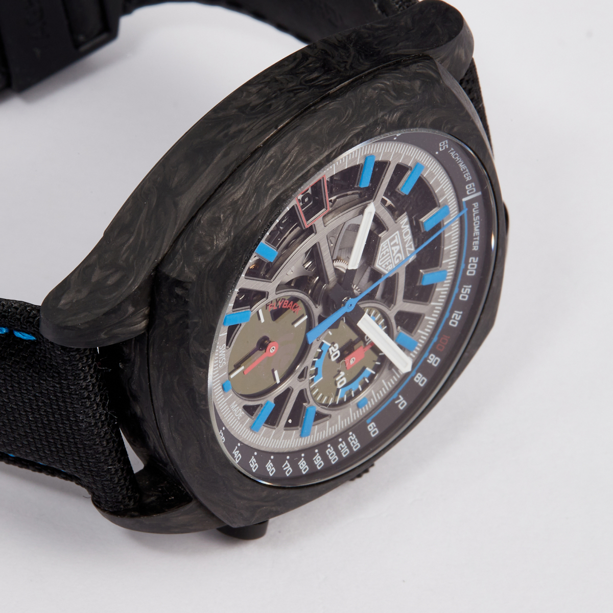 Monza Flyback Chronometer Carbon Skeleton Dial