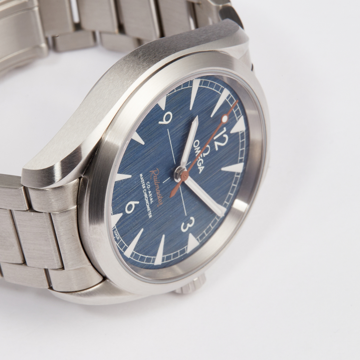 Railmaster 40 Stainless Steel Blue Dial