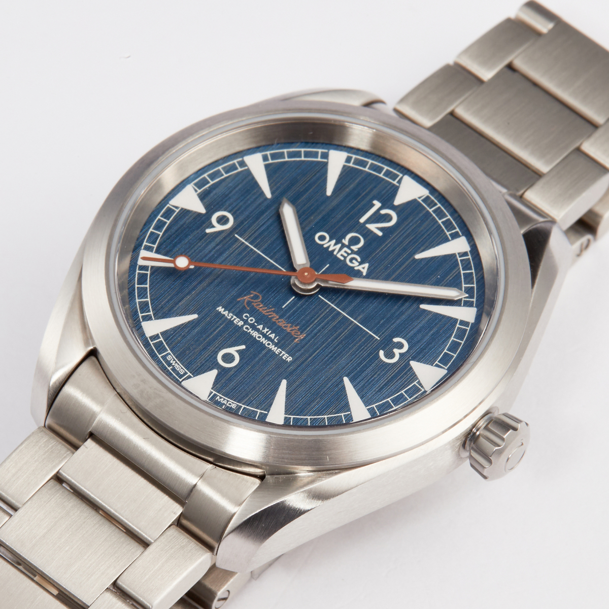 Railmaster 40 Stainless Steel Blue Dial